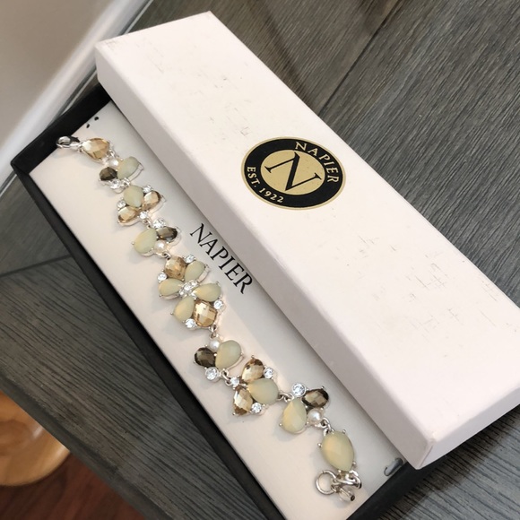 Napier Rhinestone & Gem Bracelet - Picture 4 of 13